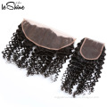 8A 9A 10A Cuticle Aligned Raw Virgin Hair Closure And Frontal With Baby Hair